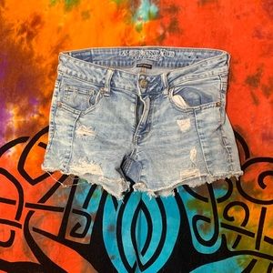 American Eagle Light Wash Shorts